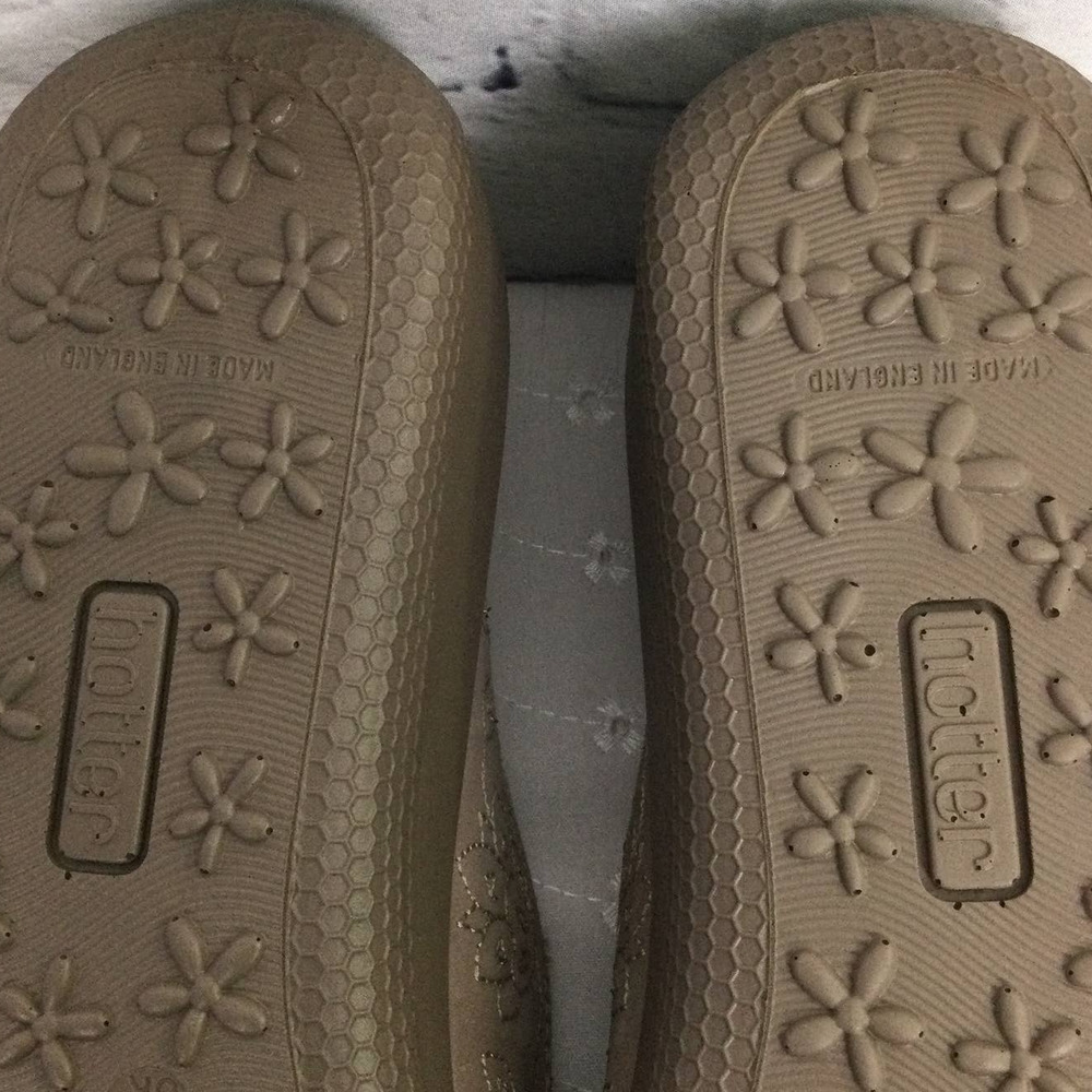 NEW Hotter Calypso Comfort Concept Tan Leather Slip On Square Toe Loafer 10 - Picture 8 of 14